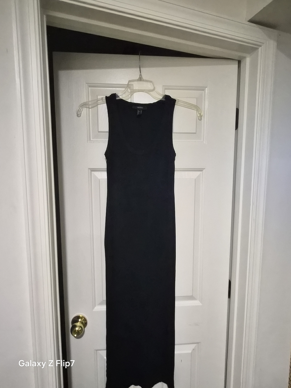 Forever 21 Black Sleeveless Maxi Tank Dress